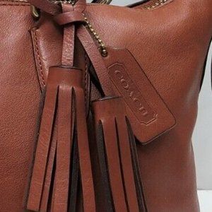 ISO Coach Hangtag Cognac Brown